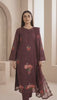 Maroon Blossom Premium Embroidered Pakistani 3 Piece Suit for Women
